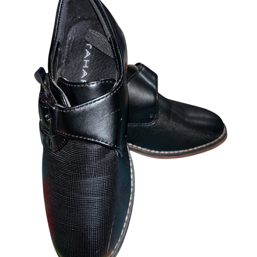 Tahari Black Leather Oxfords Classic Formal Design